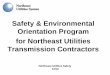 Safety & Environmental Orientation Program for Northeast Utilities Transmission ... · 2017-12-16 · Safety & Environmental Orientation Program . for Northeast Utilities ... feet