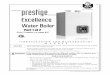 Prestige - Amazon S3 · prestige Water Boiler Excellence Warranty Registration Card must be filled out by the customer and mailed within thirty (30) ... Excellenceunit, any claims