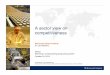 A sector view on competitiveness - OECD.org - OECD 3 - Jan Mischke .pdf · Trend to integrated chains like IKEA or H&M, ... A sector view on competitiveness ... selection/optimizing