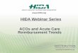 HIDA Webinar Series - Streamlining Healthcare · HIDA Webinar Series ... achieved by each ACO if the ACO is to receive shared savings ... Fairview Health Systems. Minneapolis, MN