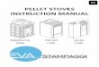 PELLET STOVES INSTRUCTION MANUAL - | Eva Cal²r .pellet stoves instruction manual majolica line slim