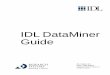 IDL DataMiner Guide - caligari.dartmouth.educaligari.dartmouth.edu/doc/idl/pdf_5.4/datamine.pdf · Permission to Reproduce this Manual If you are a licensed user of this product,
