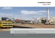 Drum Mix Plants Wet Mix Macadam Plants - Ammann Group€¦ · Drum Mix Plants Wet Mix Macadam Plants ... venturi design ensures a very good entrapping of the ... (1.5–50 tons )