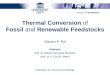 Thermal Conversion of - UGent Steven Pyl... · PDF fileThermal Conversion of Fossil and Renewable Feedstocks Steven P. Pyl ... • Kerosene steam cracking • Renewable naphtha steam
