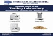 PREISER SCIENTIFIC · Coors PUMPS/VACUUM PUMPS Barnant Gast ... Water Analysis Equipment HAMILTON Gas Chromatography, ... Labware Washers LABOMED Microscopes, 