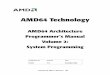 AMD64 Architecture Programmer’s Manual, Volume 2, … · AMD64 Technology AMD64 Architecture Programmer’s Manual Volume 2: System Programming Publication No. Revision Date 24593