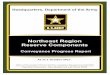 Conveyance Progress Report - acsim.army.mil Region Reserve Component... · The 2005 Base Realignment and Closure (BRAC) Commission recommendations for the NE Region impacted the National