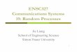 ENSC327 Communications Systems 19: Random Processes · ENSC327 Communications Systems 19: Random Processes 1 ... Random processes Stationary random processes ... A random process