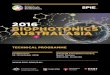 2016 BIOPHOTONICS AUSTRALASIA - SPIE · Welcome SPIE BioPhotonics Australasia will provide an opportunity for a broad-ranging exploration of the use of interactions between light