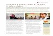 Women’s Empowerment Programs in Afghanistan€™s Empowerment Programs in Afghanistan ... and Pakistan on social justice for women within an Islamic framework. ... place in Baghlan,