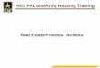 Real Estate Process / Actions - United States Army Estate Process.pdf · Real Estate Process / Actions ... – PPID RE will obtain DASA (IH&P) ... “Interpretation of Lease” and