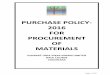 Purchase Policy 2016 for Procurement of Materials Policy-2016.pdf · page 1 of 45 purchase policy-2016 for procurement of materials gujarat urja vikas nigam limited race course vadodara