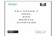 oral mental starters booklet - The Mathematics Shed€¦ · 2 ORAL AND MENTAL STARTERS YEAR: 7 Autumn Term ATTAINMENT TARGET: AT2 TOPIC: Integers, powers and roots ... Using whiteboards