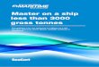 Master on a ship less than 3000 gross tonnes - Maritime NZ · Master on a ship less than 3000 gross tonnes ... • chief mate on a ship less than ... The final examination is currently