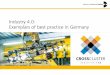Industry 4.0: Exemplars of best practice in Germanysib.vdc-fellbach.de/_Resources/Persistent/d6d596e3479c873a6084463... · Exemplars of best practice in Germany ... automotive, machining,