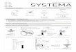 SA13S SA13W SA13B SYSTEMA SA13PB - atdec.com · SA13S SA13W SA13B SA13PB Component Checklist Arm Assembly VESA monitor head! IMPORTANT - Install Systema Monitor Arm as per installation