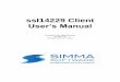 UDS Client User's Manual - simmasoftware.com · ssI14229 is a high performance ISO 14229 (UDS) protocol stack written in ANSI C. It adheres to both the ISO 14229 specification and