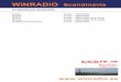 WiNRADiO Scandinavia Wideband Receivers.pdf · 2016-10-07 · WiNRADiO G3 WIDEBAND RECEIVERS Scandinavia G305i G305e G315i G315e G39DDCi/e Excelsior 9 kHz - 1800 MHz 9 kHz - 1800