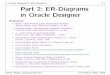 Part 2: ER-Diagrams in Oracle Designer - uni-halle.deusers.informatik.uni-halle.de/~brass/dd12/c2_deser.pdf · 2009-05-19 · ... Oracle Designer Handbook, 2nd ... Code can be generated