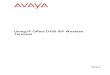 Using IP Office D100 SIP Wireless Terminal · not extend this license if the software was obtained from anyone other than avaya, an avaya affiliate or an avaya channel partner; avaya