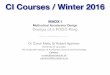 CI Courses / Winter 2016 - The Cockcroft Institute · CI Courses / MADX Introduction Dr Ö. Mete and Dr R. Apsimon Reminder LECTURE 1 Introduction Design and compute a regular lattice