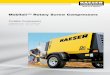 Mobilair Rotary Screw Compressors - KAESER Canada€¦ · Mobilair™ Rotary Screw Compressors. 2 Low cost of ownership Mobilair compressors feature larger, slower turning Sigma