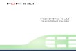 FortiRPS 100 - docs.fortinet.com · Package Contents The FortiRPS-100 is an external redundant power supply that provides power to Fortinet devices should the internal power supply