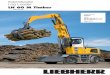 LH 60 M Timber - liebherr.com · LH 60 M Timber Operating weight: 98,800 lb ... • More efficient driving without gear shifting for fluid working operation ... stick and swivel mechanism