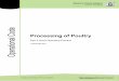 Processing of Poultry - Home | MPI - Ministry for Primary ... · Part 3: Design, Construction and Essential Services 36 ... The Processing of Poultry Code of Practice Part 2: Good