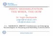 INSITU REHABILITATION- THE WHEN, THE HOW · INSITU REHABILITATION-THE WHEN, THE HOW By Dr. Yogini Deshpande yogini@renukac.com info@renukac.com For -NAREDCO- BMTPC Conference on Emerging