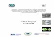 Final Report 1996-2001 - ICAC.ORG · Dr. Ahmad Saleem Akhtar, Director, Plant Protection Institute, Faisalabad, Pakistan ... Final report 13 Project implementation and results 14