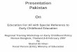 Presentation Pakistan Onbangkok.unesco.org/sites/default/files/assets/ECCE/publications... · Salient Features of National Plan of Action. ... Literacy and advocacy campaign. 
