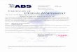 ABS - ISOVER Technical Insulation · 2016-05-25 · TERMS & CONDITIONS OF ABS DESIGN ASSESSMENT 1. AGREEMENT Unless otherwise agreed in writing, all services rendered and certificates
