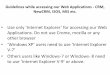 Guidelines while accessing our Web Applications - CRM ... · Guidelines while accessing our Web Applications - CRM, NewCRM, ISOS, MIS etc. h }voÇZ/v v Æ o} [(} ]vP}µ t Applications