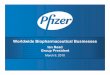 Worldwide Biopharmaceutical Businesses - Pfizer · Working Together for a Healthier World 4 Worldwide Biopharmaceutical Businesses Continued Business Model innovation to meet our