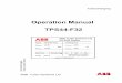 neues Deckblatt mit Textbaustein - ABB Group · This operation manual belongs to the turbocharger with the identical HT number (01), see the cover sheet of the operation manual and