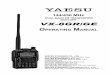 DUAL BAND FM TRANSCEIVER WITH GPS VX-8GR/GE · DUAL BAND FM TRANSCEIVER WITH GPS OPERATING MANUAL VX-8GR/GE ... Antenna Installation ... RTN: Reverse Tone 