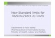 New standard limits for Radionuclides in Foods - mhlw.go.jp · 07.06.2012 · This is ppgprovisional translation. Please refer to the original text written in Japanese. New Standard