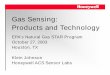 Gas Sensing: Products and Technology€¦ · and Control Solutions ... Indoor Air Quality Res/Comm Boilers Fire/Smoke Sensors LAN/WAN Integration ... Gas Sensing Within Honeywell