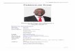 CURRICULUM VITAE - uj.ac.za · Prof. Tshilidzi Marwala OMB PrEng PhD 3 | 49 During my tenure, UJ obtained the Centre of Excellence for Integrated Mineral and Energy Resource Analysis
