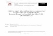 HSE: OELs and the effective control of exposure to ... · OELs and the effective control of exposure to substances hazardous to health in the UK (V3) 1.0 Abstract Before OELs existed