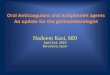 Oral Anticoagulant and Antiplatelet Agents - APPNAappna.org/.../2016/...Oral-Anticoagulant-and-Antiplatelet-Agents.pdf · Oral Anticoagulant and Antiplatelet agents An update for