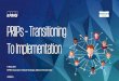 PRIIPs Transitioning To Implementation - Insurance Insurance PRIIPs Presentation... · PRIIPs –Transitioning