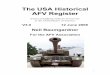 The USA Historical AFV Register - Sturmpanzer.comdownloads.sturmpanzer.com/WWMF/USA_AFVs.pdf · INTRODUCTION Introduction & Purpose The USA Historical AFV Register is intended to