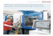 Efficient automation solutions for plastics and die ... · try specialists know that your ideal automation solution requires looking at the entire machine, ... In blow molding machines,