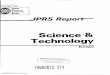 Science & Technology - dtic.mil · World Market Growth for High-Performance Composites Studied ... Swiss Assessment ... turers as Boeing subcontractors for the 767