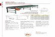 MoDel 725tb conveyors trough beD belt conveyor€¦ · belt conveyors 5 belting: Black PVC ruff-top; 3-ply brown neoprene ruff-top; PVC-120 white food grade COS; PVC-150 black COS;