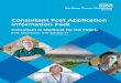 Consultant Post Application Information Pack - NHS … · Consultant Post Application Information Pack ... the GMC Specialist Register ... (CCT) in Gastroenterology and General Internal