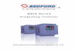 B800 Series Frequency Inverter - SAH electronics ManualE.pdf · 1. Preface Thanks for you choose BEDFORD B800 series high functional frequency inverter, please read this manual carefully
