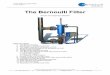 The Bernoulli Filter - Flowgasket · The Bernoulli Filter Compendium 1 The Bernoulli Filter Simple and ingenious filtration Table of content 1. The Bernoulli history 2. Introduction
